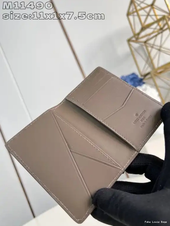 Fake Louis Bags Organizer-7.5*11.1*1 Pocket cm VUITTON LOUIS 0616